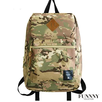 FUNNNY 日本同步後背包系列 中島 愛里 迷彩卡其