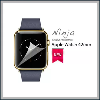 【東京御用Ninja】Apple Watch 42mm專用高透防刮無痕螢幕保護貼