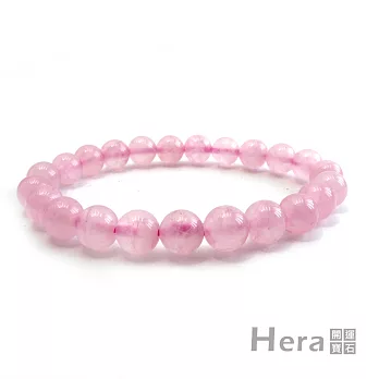 【Hera】頂級優雅亮麗粉晶手珠/手鍊(8mm)粉紅色