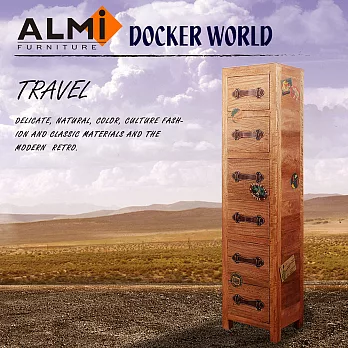 【ALMI】DOCKER WORLD- CD/DVD 6 DRAWERS 六抽高櫃