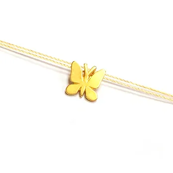 Dogeared 蝴蝶 Butterfly 幸福好人緣 金墜蜂蜜金繩項鍊 送原廠盒