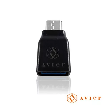 【Avier】USB C to 標準USB專用轉接頭CUF100黑色