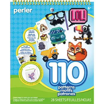 《Perler 拼拼豆豆》一比一造型圖案創意拼豆書(第五彈)