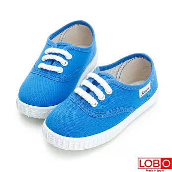 【LOBO】西班牙百年品牌Bambas環保膠底休閒童鞋-寶藍色 親子款21寶藍色