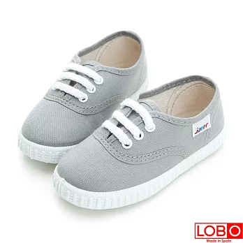 【LOBO】西班牙百年品牌Bambas環保膠底休閒童鞋-灰色 親子款21灰色
