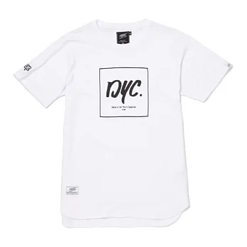 【DYC】 Stitching BOX Tee_M_白色