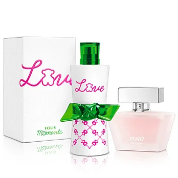 TOUS LOVE甜心女孩淡香水(90ml)-送水漾玫瑰(90ml)