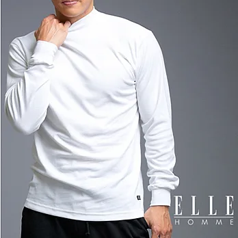 ELLE 跨年慶活動保暖高領衛生衣M白色
