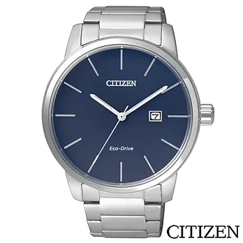 CITIZEN星辰 光動能簡單俐落男仕腕錶 BM6960-56L
