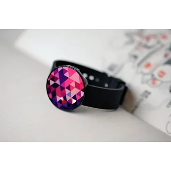 韓國 valook 時尚無指針手錶   valook 一個美麗的下午 Pretty Afternoon (Pink-Black)