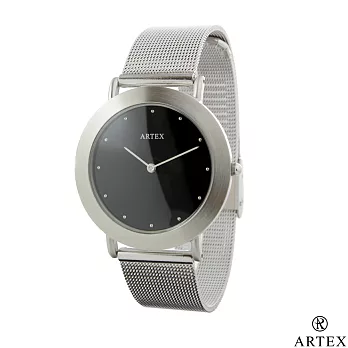 ARTEX 8204不鏽鋼手錶-米蘭錶帶/銀36mm