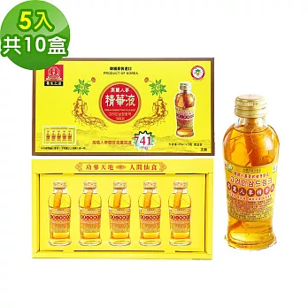 金蔘-韓國高麗人蔘精華液禮盒(120ml*5瓶) 共10盒