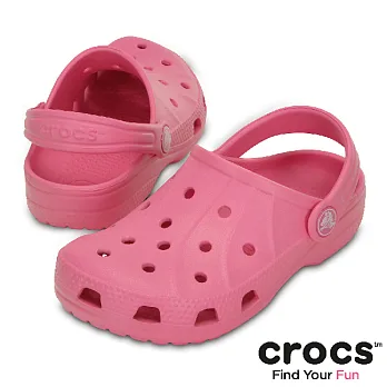 Crocs - 童 - 小銳藍 - 23糖果粉色