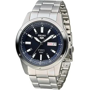 SEIKO 精工5號 穿越星際機械腕錶 7S26-04A0B SNKN67J1 藍