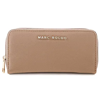 MARC ROCOO 法式氣質絕美拉鍊長夾-(甜奶茶)