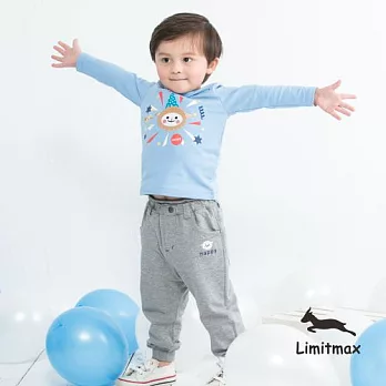 純棉舒適☆Limitmax☆休閒舒適長褲 3Y (100CM)麻花灰