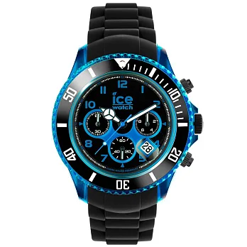 【Ice-Watch】電流系列 閃電三眼計時腕錶 (藍 IWCH.KBE.BB.S.12)