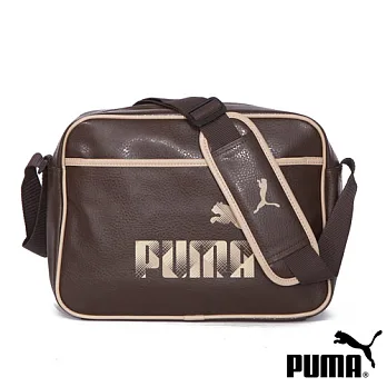 PUMA Glare印花PU側背包(咖啡)06986503