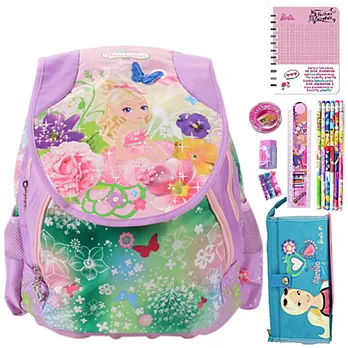 芭比Barbie 拇指芭比後背包文具8件組