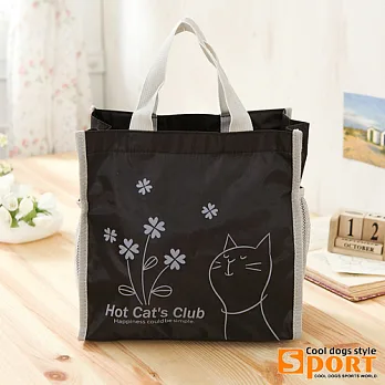 HotCat辣貓 休閒小型提袋 便當袋(時尚黑)7800-179-NO.37