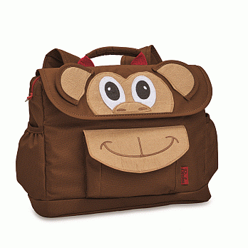 美國【Bixbee】3D動物童趣系列-聰明棕猴小童背包