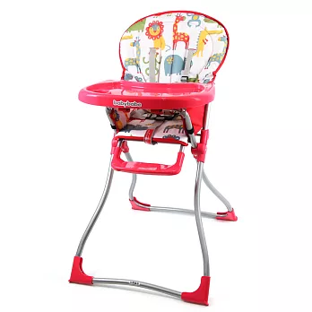BabyBabe 兒童高腳餐椅 (紅色)