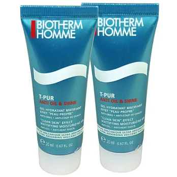 BIOTHERM碧兒泉 雙效去油光保濕露(20ml)*2