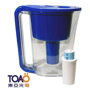 愛水屋 東亞TOAO滴滴醇濾水壺 3.5L藍色