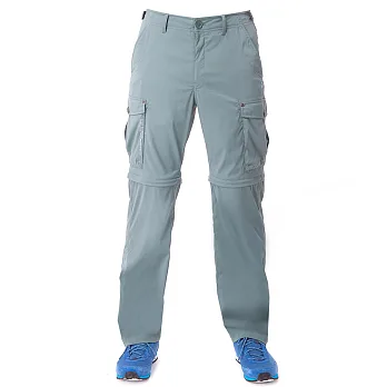 【hilltop山頂鳥】男款超潑水抗UV彈性兩截褲S08M21-30綠