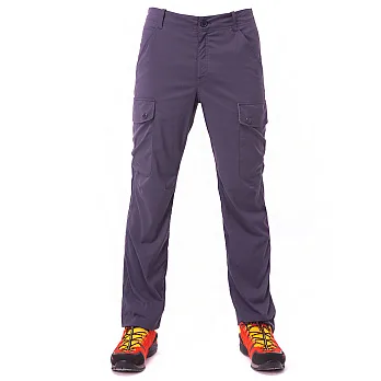 【hilltop山頂鳥】男款抗UV彈性長褲S07M97-30藍