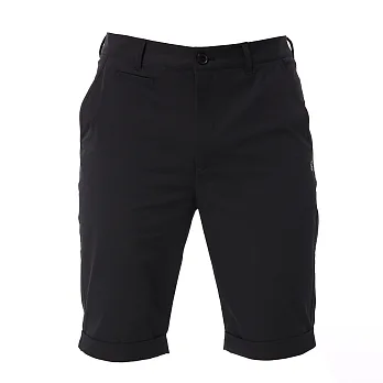 【hilltop山頂鳥】男款超潑水抗UV彈性短褲S09M61-30黑