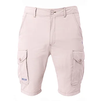【hilltop山頂鳥】男款吸濕排汗抗UV彈性短褲S09M62-30卡其