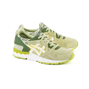 【GT Company】Asics GEL-LYTE V 塗鴉麂皮復古慢跑女鞋8.5蘋果綠