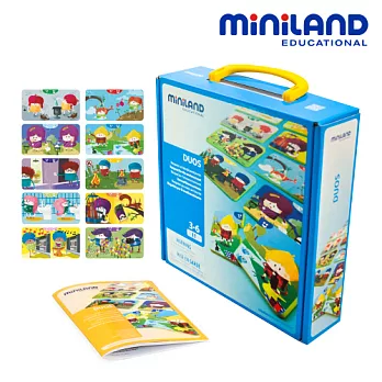 【西班牙Miniland】乖寶寶習慣養成配對拼圖組