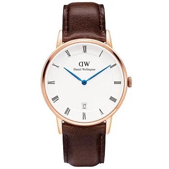 DW Daniel Wellington Dapper Reading 玫瑰金/34mm