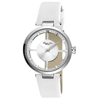 Kenneth Cole 夢境時分氣質皮帶錶-IKC2609
