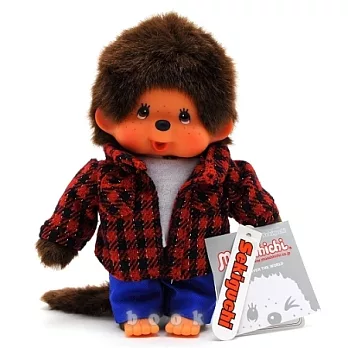 日本Sekiguchi夢奇奇MONCHHICHI【時尚格紋男孩】