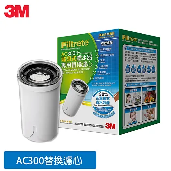 3M AC300中空絲膜龍頭式濾水器替換濾心 (AC300-F)