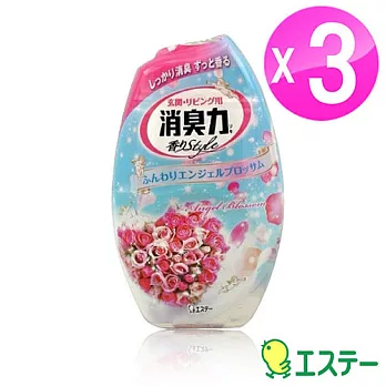 ST雞仔牌 部屋消臭力-玫瑰香400ml (3入) ST-122769