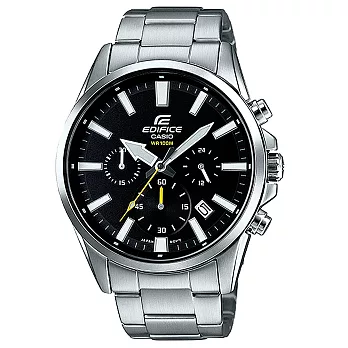 CASIO EDIFICE   爵士風範三眼賽車腕錶-EFV-510D-1AVUDF