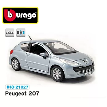 【BBURAGO】1/24寶獅-PEUGEOT 207 跑車 模型車