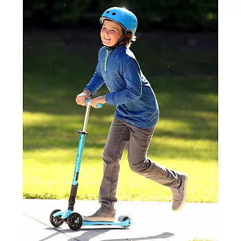 瑞士 Micro Maxi foldable - 金屬x折疊版兒童滑板車 : 金屬藍