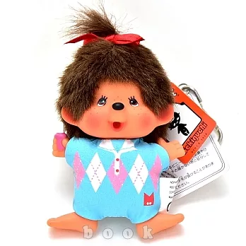 日本Sekiguchi夢奇奇MONCHHICHI【高爾夫球女孩】吊飾