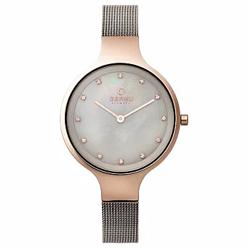 OBAKU 星光眷戀米蘭時尚腕錶-V173LXVJMJ