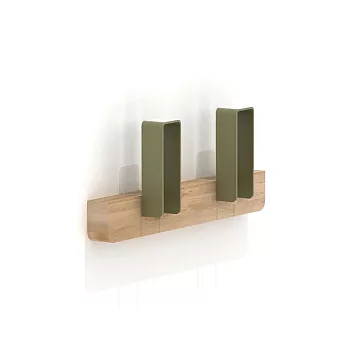 Merlin梅林壁掛式衣帽架 - 小型(卡其綠)