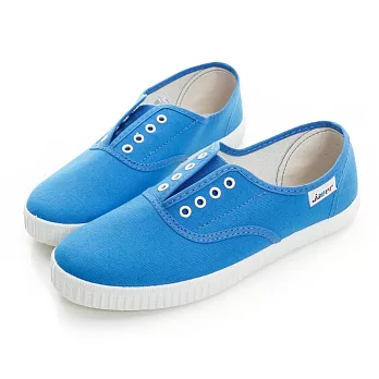 【LOBO】西班牙環保手工品牌 無綁帶休閒鞋 成人款34寶藍
