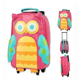 【Stephen Joseph】GOGO兒童拉桿雙肩背包(花花貓頭鷹)