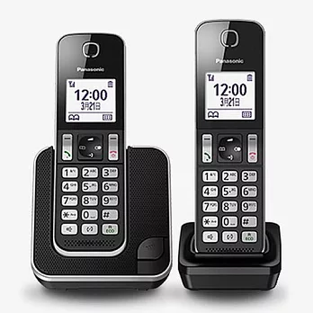 國際牌Panasonic DECT數位中文顯示無線電話 雙手機組 KX-TGD312TW