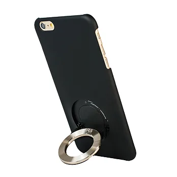 【Rolling Ave.】iCircle iPhone 6/6s 手機保護殼黑色金環