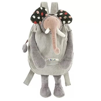 【安垛小姐】法國 Moulin Roty Zazous 灰象背包